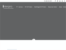 Tablet Screenshot of interpromodels.com